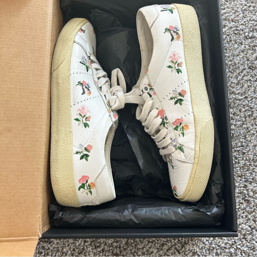 YSL Sneakers with Floral print
